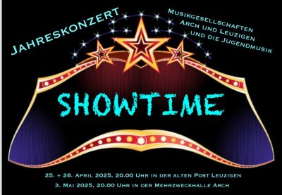 Konzert Showtime Musikgesellschaften Arch und Leuzigen